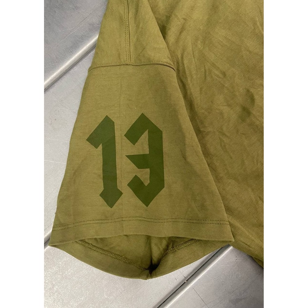 Puma Fenty by Rihanna Short Sleeve Top Womens Small Green Drawstring Waist NWT - Picture 5 of 15